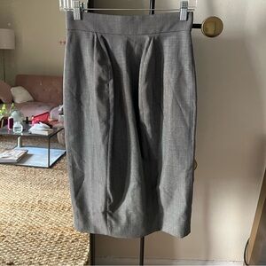 Yves Saint Laurent Virgin Wool Knee-Length Skirt